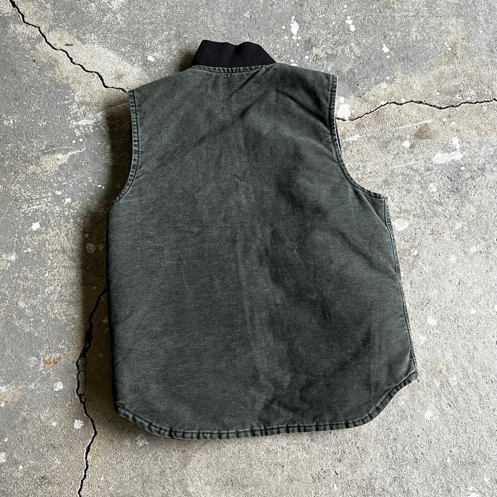 Carhartt V02 MOS green quilted work wear vest - Picture 4 of 5